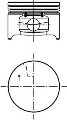 Piston KOLBENSCHMIDT 40277610