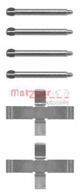 Set accesorii, placute frana METZGER AUTOTEILE 109-1046