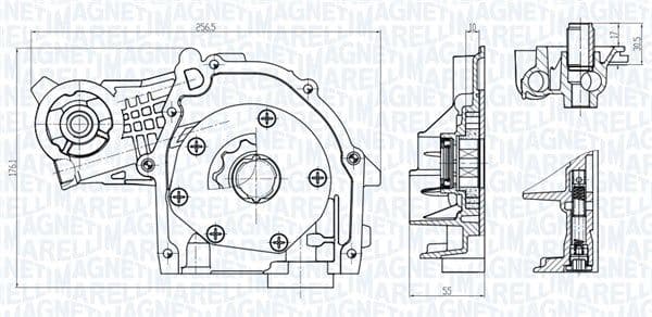Pompa ulei MAGNETI MARELLI 351516000063