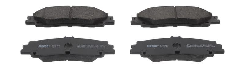set placute frana,frana disc FERODO PREMIER ECO FRICTION FDB5465