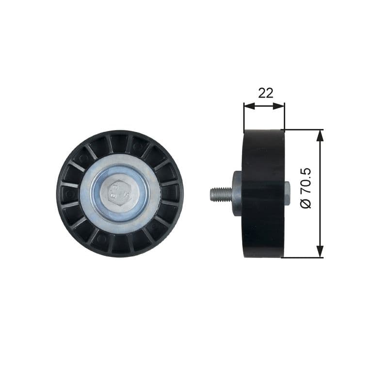 Rola ghidare/conducere, curea transmisie GATES DriveAlign™ T36607