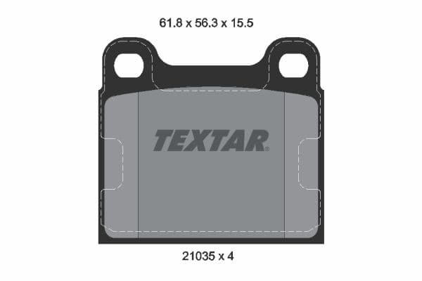 set placute frana,frana disc TEXTAR Q+ 2103501