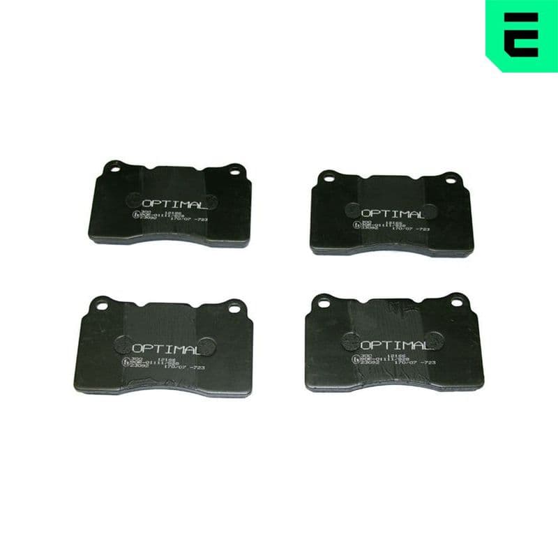set placute frana,frana disc OPTIMAL BP-12166