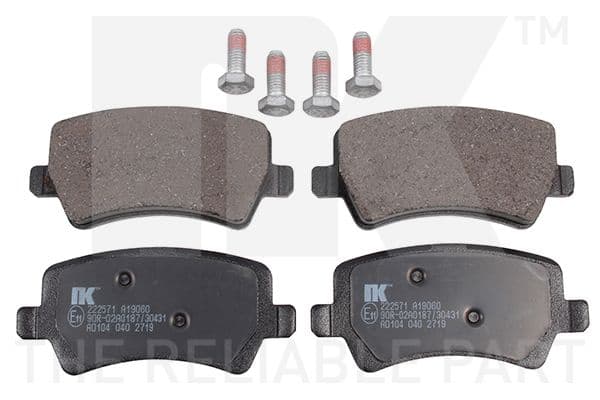 set placute frana,frana disc NK 222571