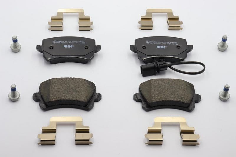 set placute frana,frana disc FERODO PREMIER ECO FRICTION FDB5451