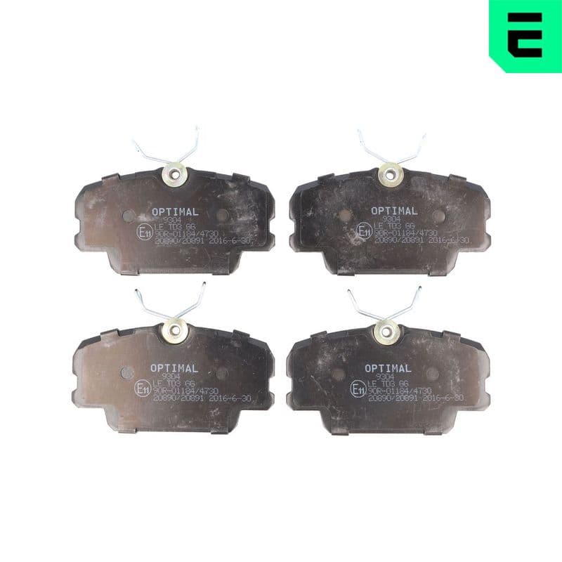 set placute frana,frana disc OPTIMAL BP-09304