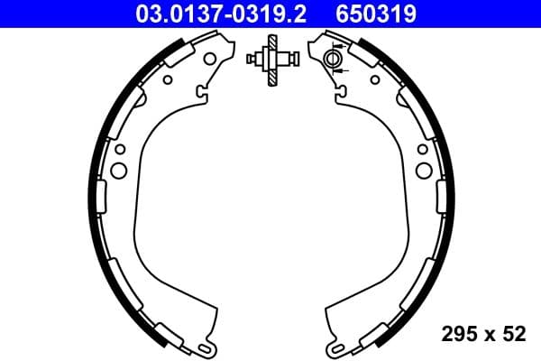 Set saboti frana ATE 03.0137-0319.2