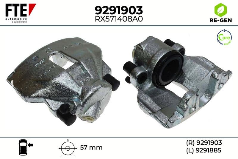 Etrier frana FTE 9291903