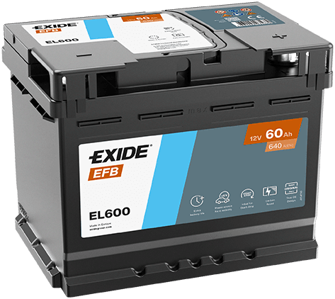 Baterie de pornire EXIDE EFB 60Ah 12V