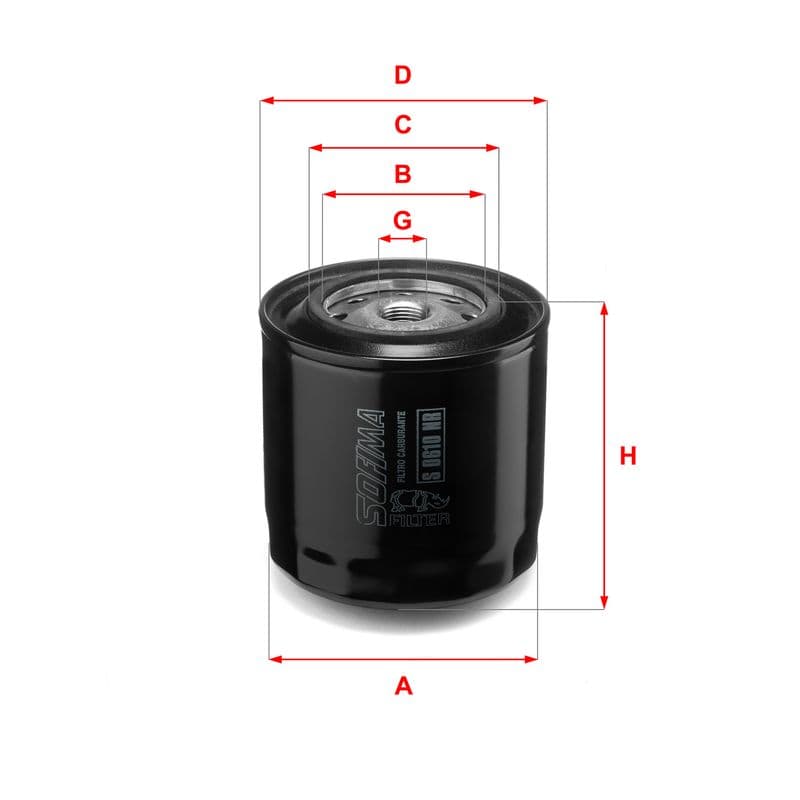 filtru combustibil SOFIMA S 0610 NR