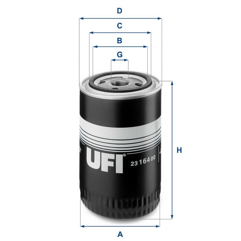 Filtru ulei UFI 23.164.00