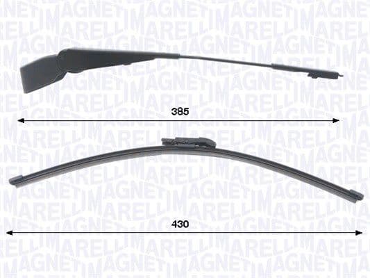Set stergatoare, curatare parbriz MAGNETI MARELLI 000723180466