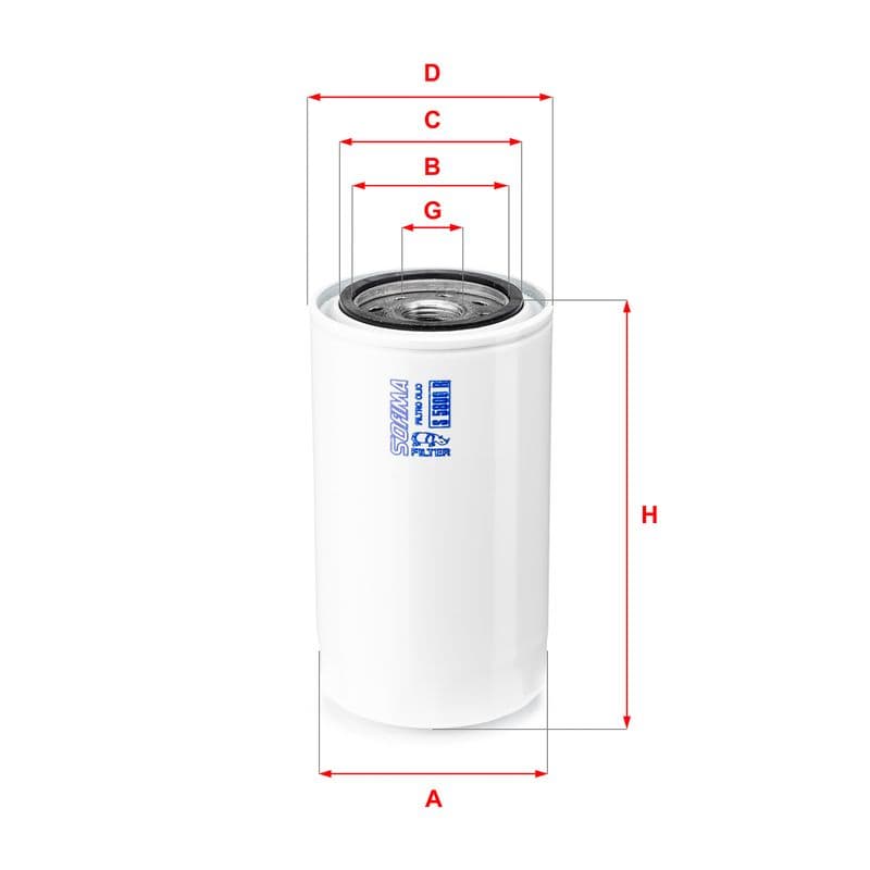 Filtru ulei SOFIMA S 5800 R