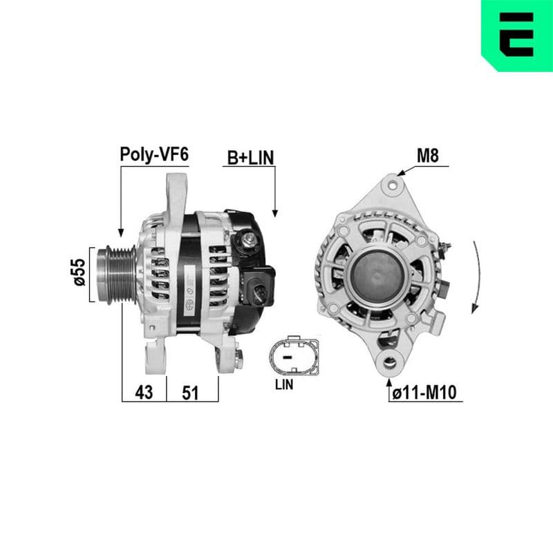 Generator / Alternator ERA 209708A