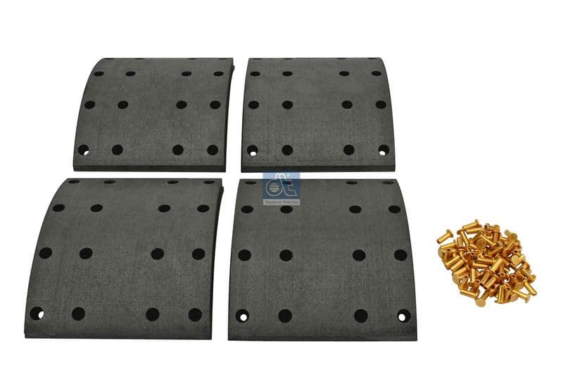 Set garnituri de frictiune, frana tambur DT Spare Parts 1.35001