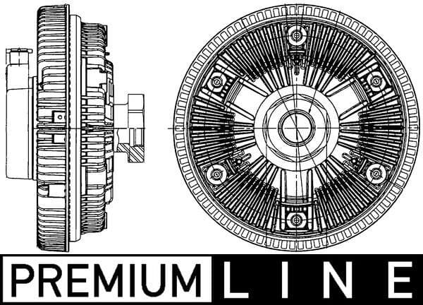 Cupla, ventilator radiator MAHLE BEHR *** PREMIUM LINE *** CFC 230 000P