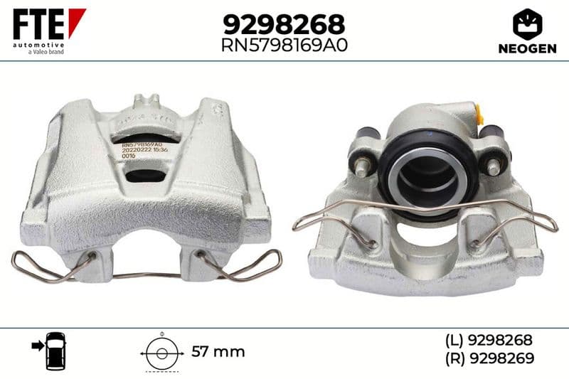 Etrier frana FTE NEOGEN 9298268