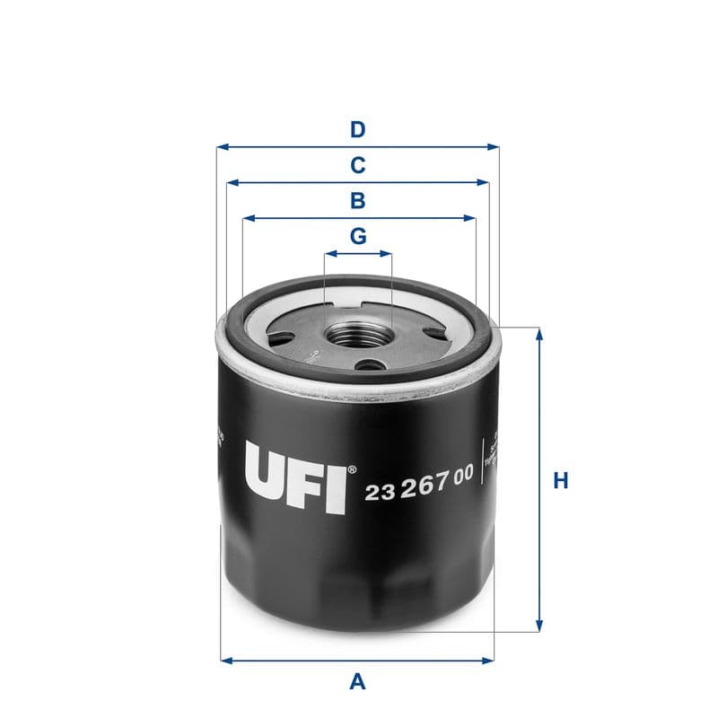 Filtru ulei UFI 23.267.00