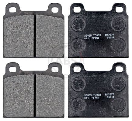 set placute frana,frana disc A.B.S. 36025