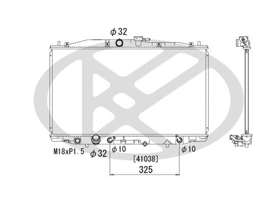 Radiator, racire motor KOYORAD PL081666U02