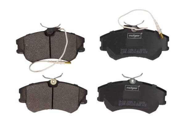 set placute frana,frana disc MAXGEAR 19-1100