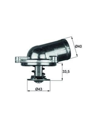 termostat,lichid racire MAHLE BEHR TI 22 79