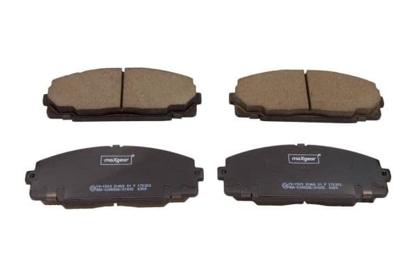set placute frana,frana disc MAXGEAR 19-1509