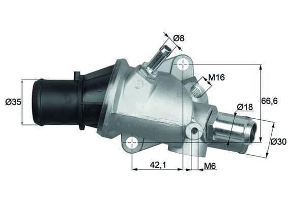 termostat,lichid racire MAHLE BEHR TI 138 88