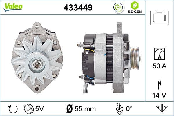 Generator / Alternator VALEO 433449