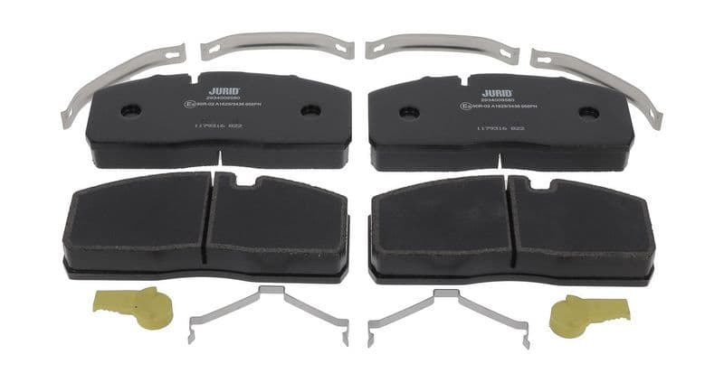 set placute frana,frana disc JURID 2934009560