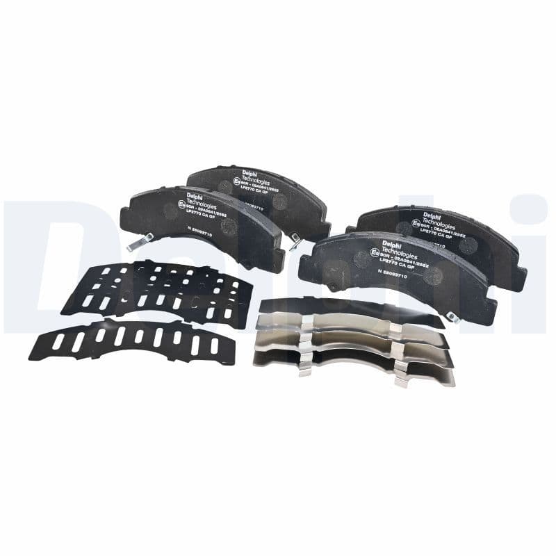 set placute frana,frana disc DELPHI LP2770