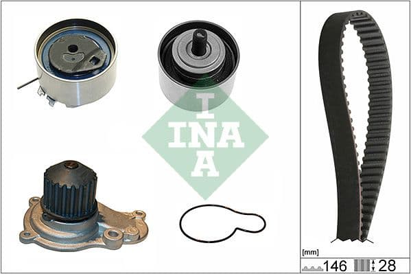 Set pompa apa + curea dintata Schaeffler INA 530 0641 30