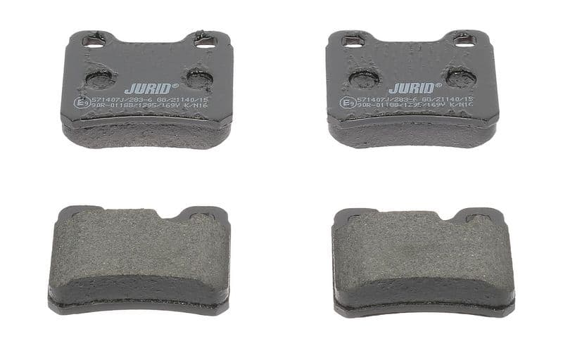set placute frana,frana disc JURID 571407J