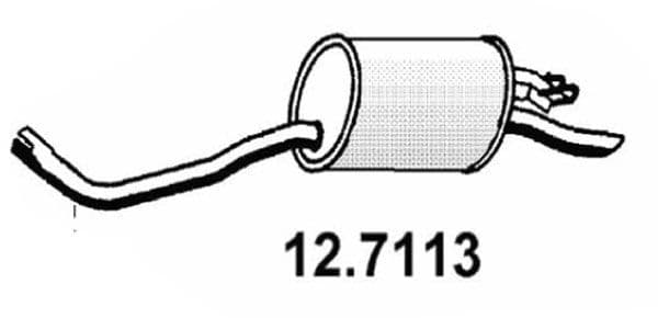 Toba esapament finala ASSO 12.7113