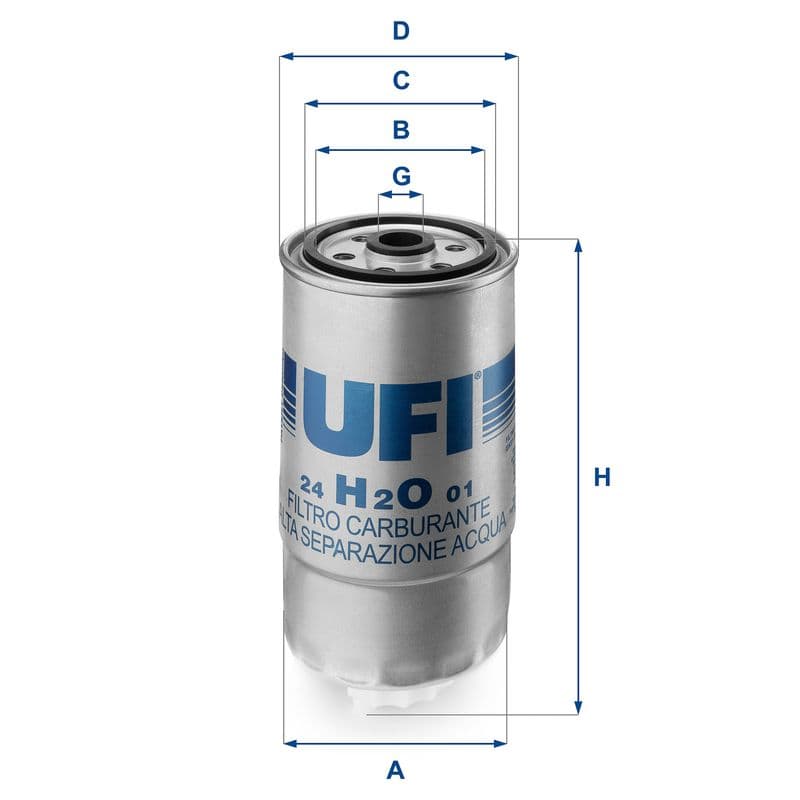 filtru combustibil UFI 24.H2O.01
