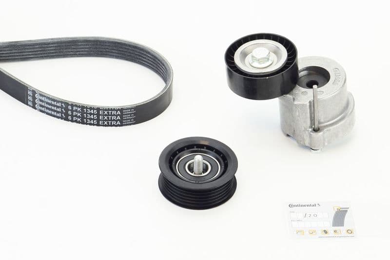 Set curea transmisie cu caneluri CONTINENTAL CTAM 6PK1345 EXTRA K1