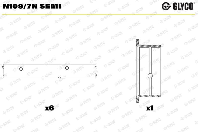 Bucsi ax cu came GLYCO N109/7N SEMI