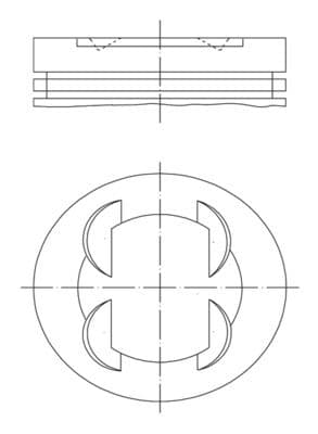 Piston MAHLE 011 PI 00110 000
