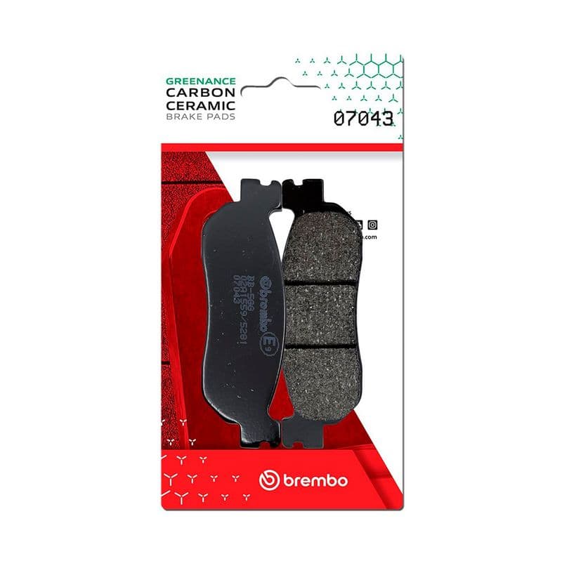 set placute frana,frana disc BREMBO PRIME - CarbonCeramic - CC 07043