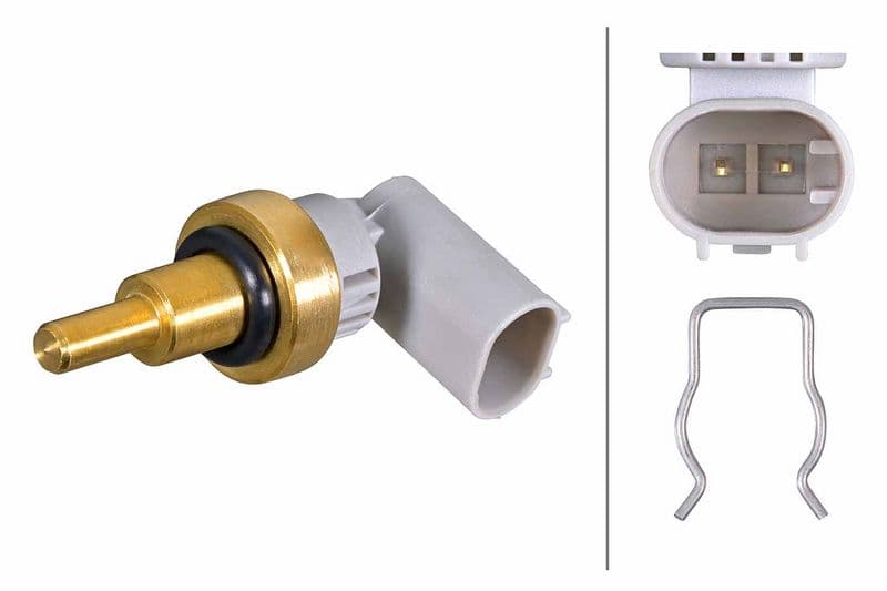senzor,temperatura lichid de racire HELLA 6PT 358 385-451