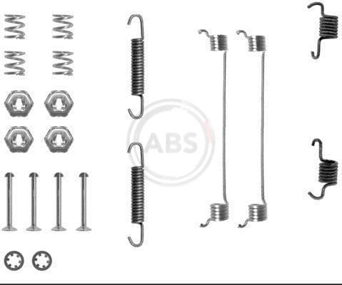 Set accesorii, sabot de frana ABS 0651Q
