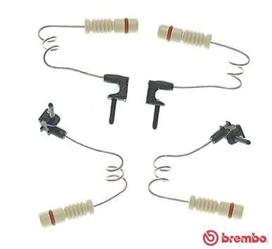 senzor de avertizare,uzura placute de frana BREMBO PRIME LINE A 00 387