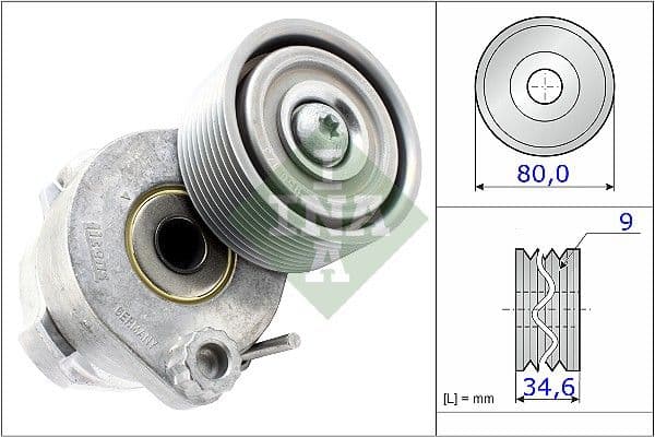 rola intinzator,curea transmisie Schaeffler INA 531 0605 30