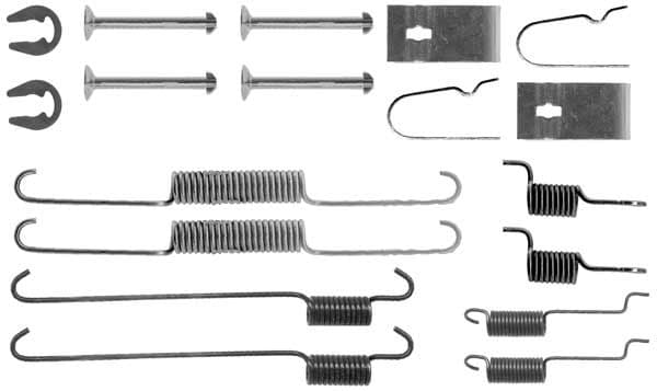 Set accesorii, sabot de frana TRW SFK352