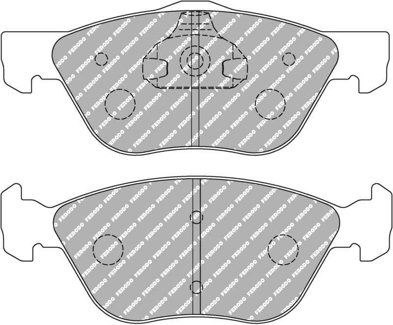 set placute frana,frana disc FERODO FCP1052R