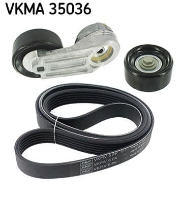 Set curea transmisie cu caneluri SKF VKMA 35036
