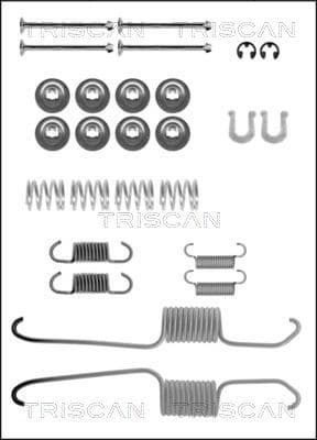 Set accesorii, sabot de frana TRISCAN 8105 102615