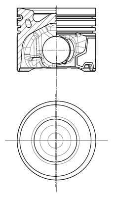 Piston MAHLE 039 PI 00139 000