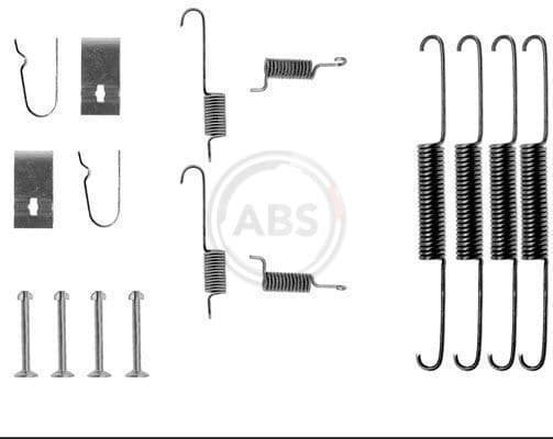 Set accesorii, sabot de frana ABS 0664Q