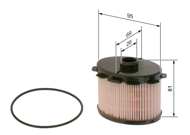 filtru combustibil BOSCH 1 457 431 703